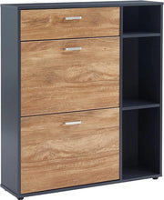 Cassettone in legno - largo 90 cm - antracite