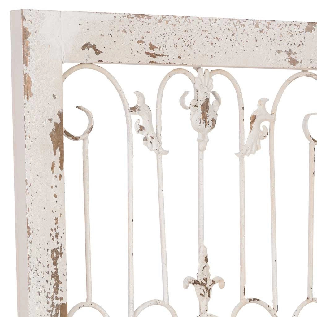 Anta in legno anticato bianco 68x3x178h cm