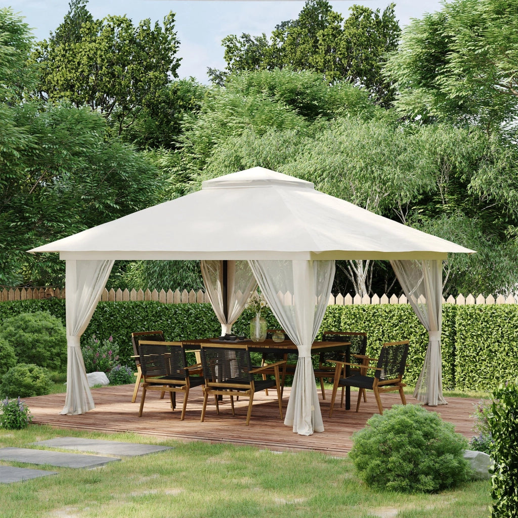 Gazebo pieghevole ¨C zephmum ¨C cremewei? 4x4x3 m