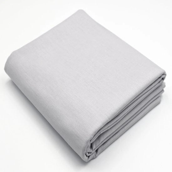 Tessuto in cotone 100%, venduto per metro, larghezza 240 cm, tessuto in cotone 100% Oeko-Tex Standard 100, colori omogenei per cucire (grigio chiaro 45, 100 cm)