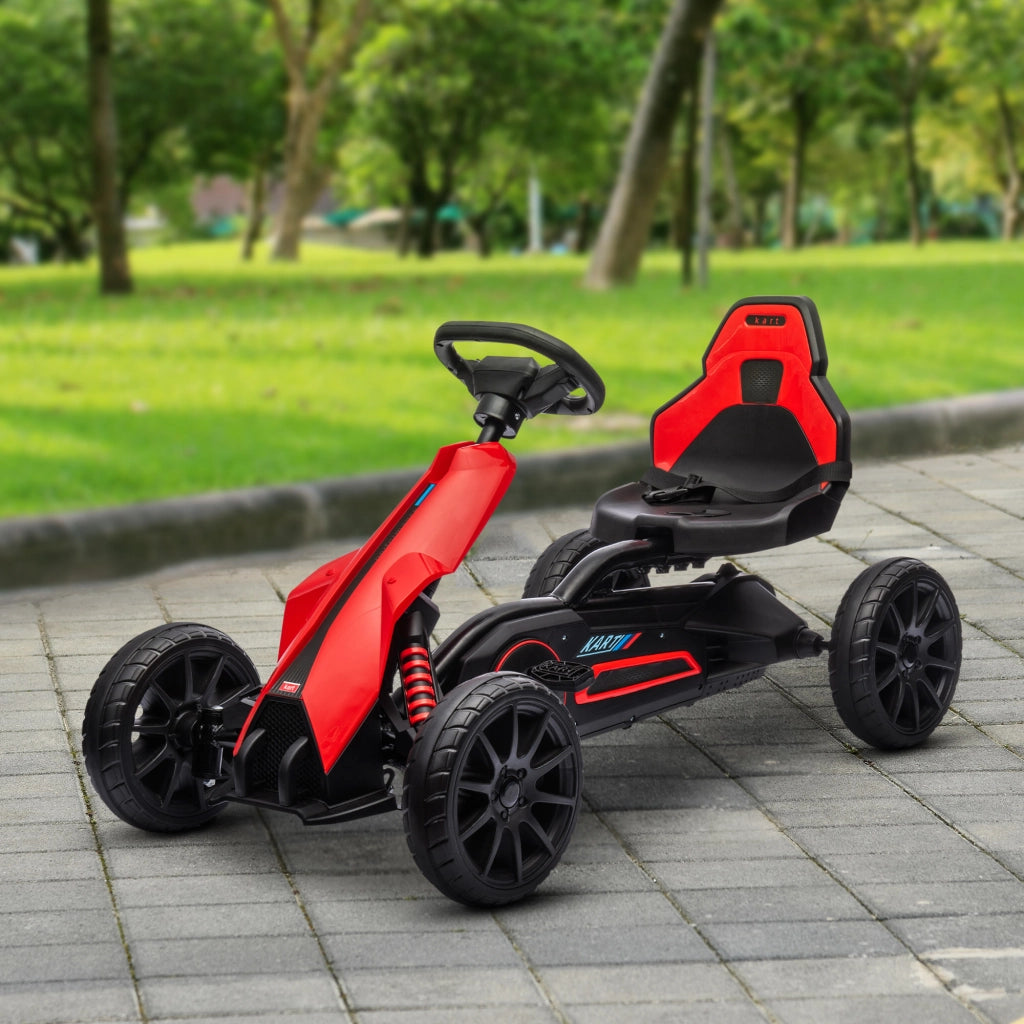 Go Kart per Bambini ¨C zephmum ¨C Rosso, per 3-8 Anni