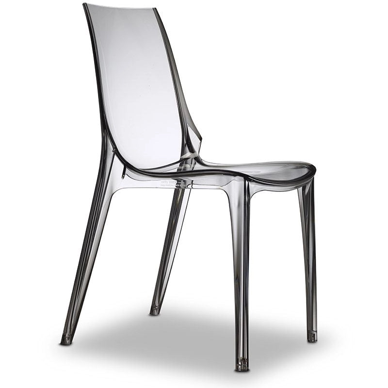 Sedia VANITY CHAIR in policarbonato by Scab - Sedia Vanity Chair In Policarbonato By Scab Colore Trasparente Colore: Fume'