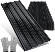 Pannelli Dak 129×46 cm - Materiale Anticorrosivo, Resistente al Tempo e Facili da Montare - 7,12 m² - Antracite