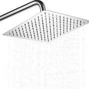 Douchekop in acciaio inossidabile 304 da 12 pollici - 30 x 30 cm quadrato - 144 sfiatatoi anticalcare.