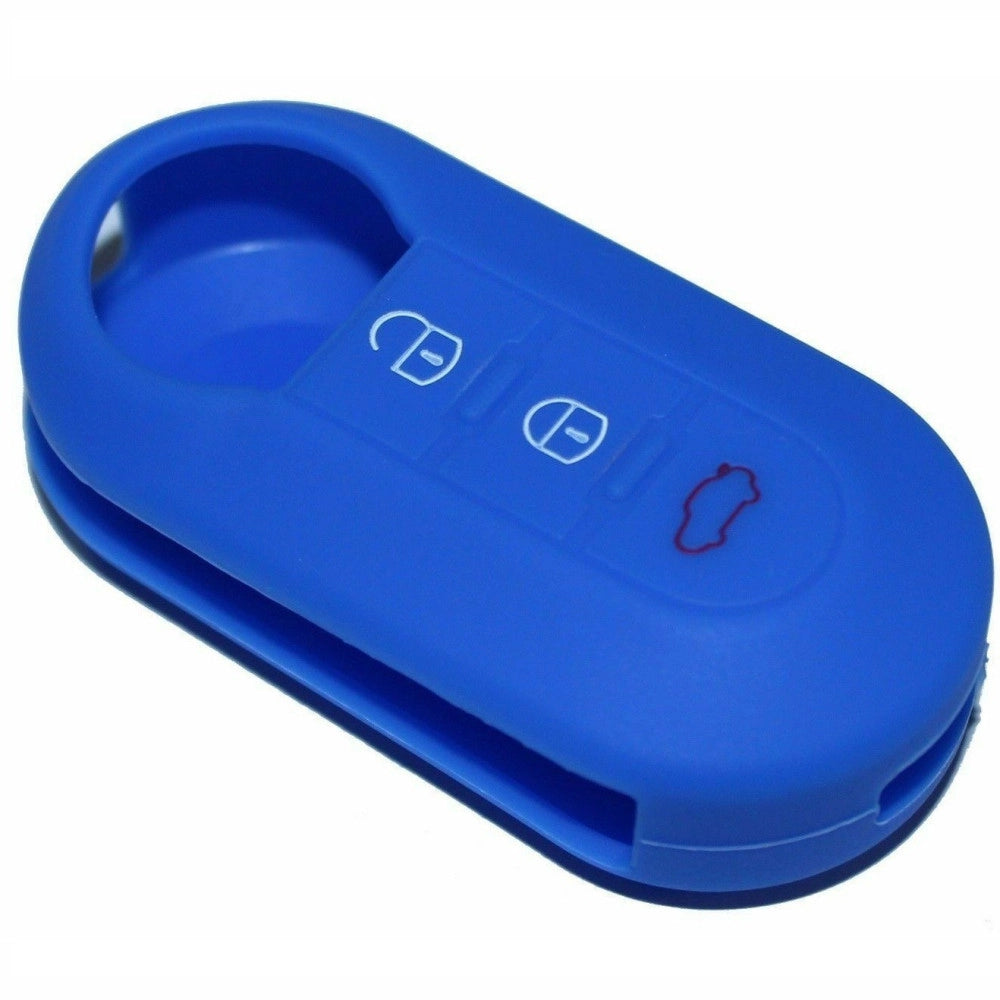 Trade Shop - Cover Chiave Guscio Fiat 500 Punto Evo Panda Bravo Telecomando 3 Tasti -