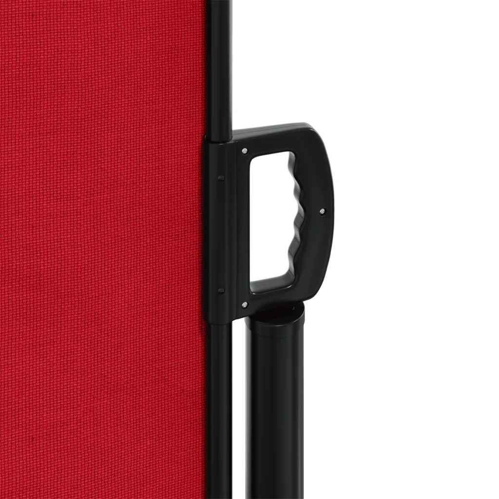 Tenda da Sole Laterale Retrattile Rossa 220x600 cm 4004672