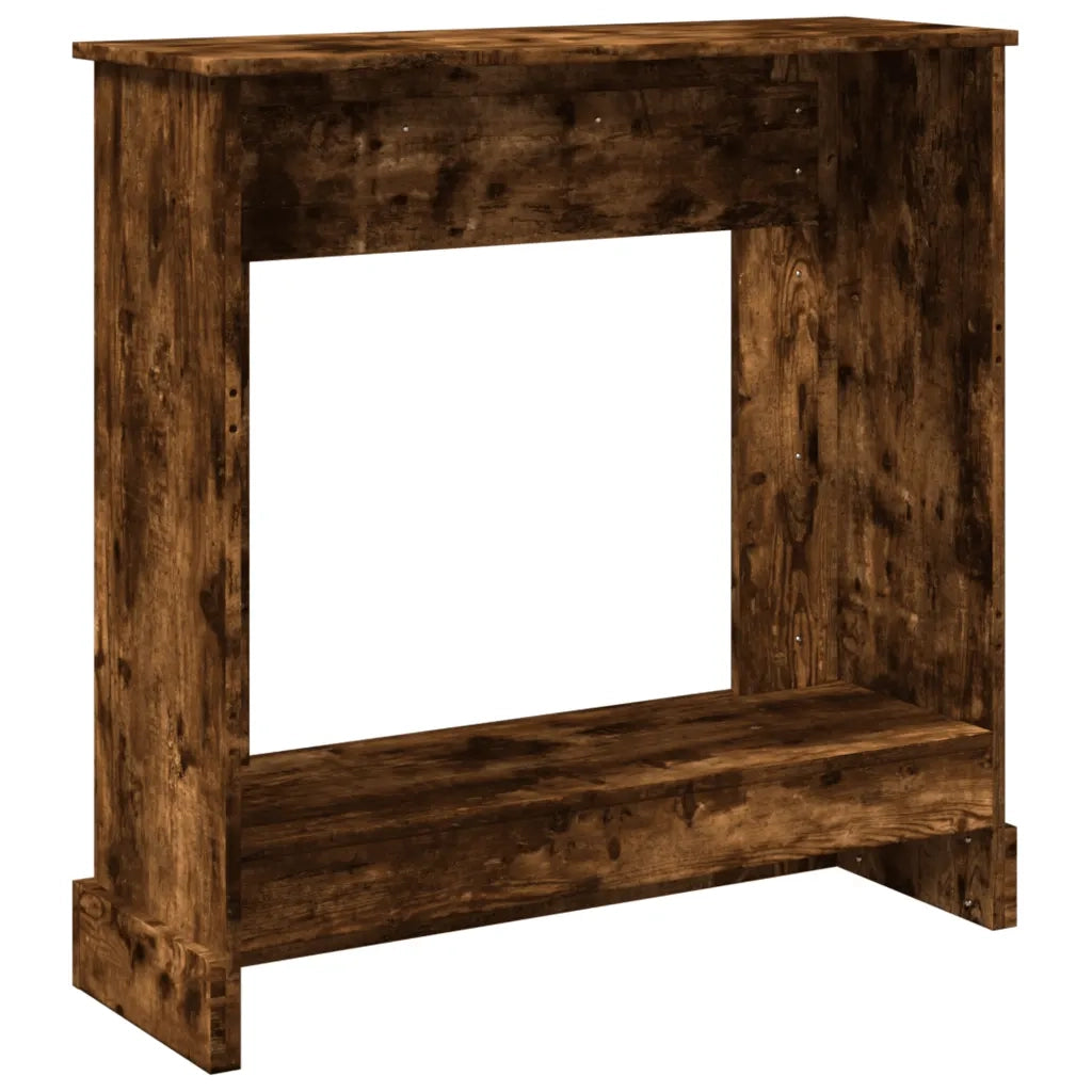 Cornice per Camino Rovere Fumo 90x30x90 cm in Truciolato CFW7323473