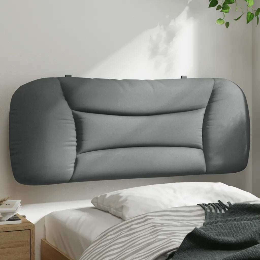 Cuscino Testiera Hvar Grigio Chiaro 100 cm in Tessuto CFW4041251