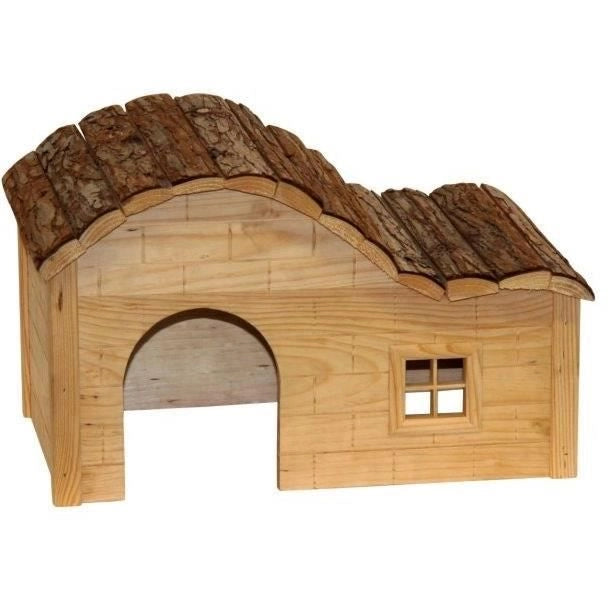 Casetta per roditori - KERBL - Natura - Tetto curvo - 40 x 25 x 25 cm