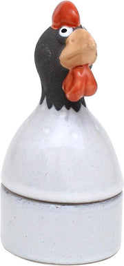 Set di contenitori per uova in ceramica da 2 - contenitore per uova - dimensioni ca. 75 x 7 x 13 cm