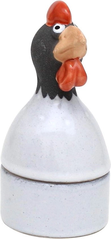 Set di contenitori per uova in ceramica da 2 - contenitore per uova - dimensioni ca. 75 x 7 x 13 cm