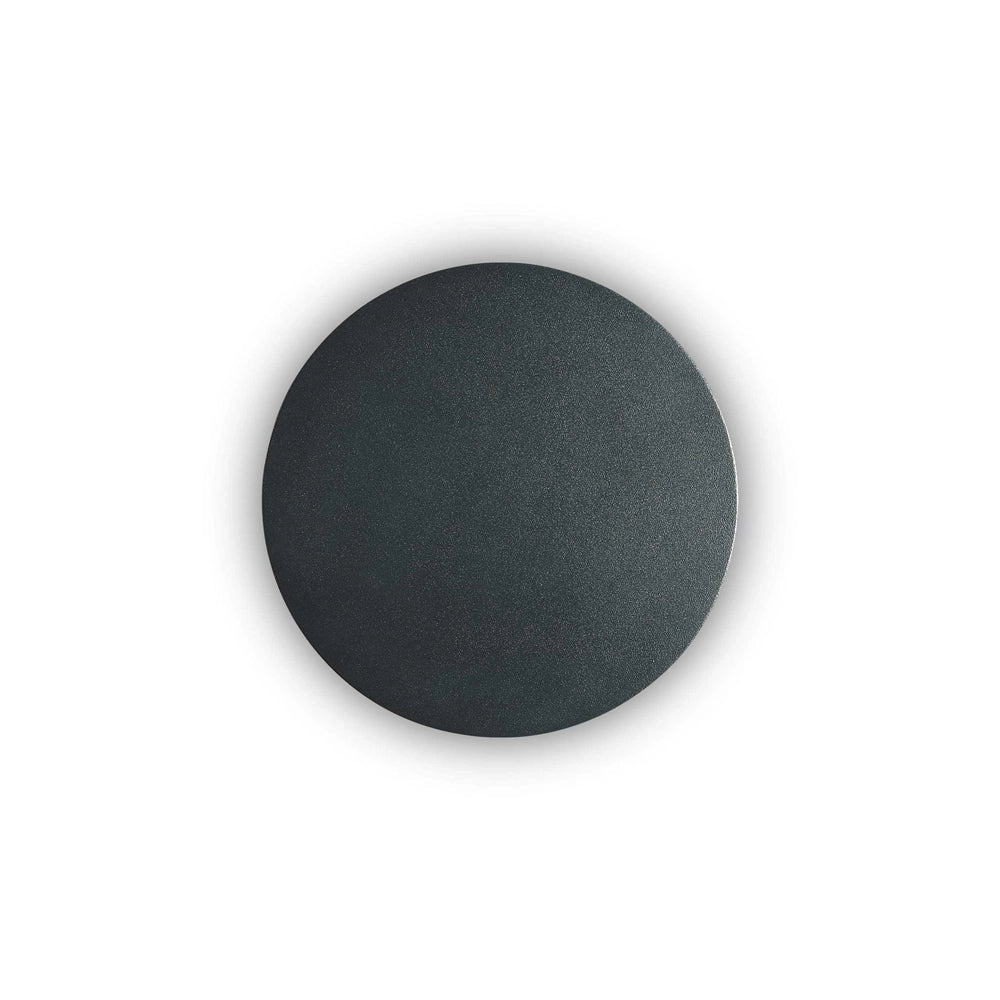 Applique Moderna Cover Alluminio Nero Led 9,5W 3000K Luce Calda D15Cm