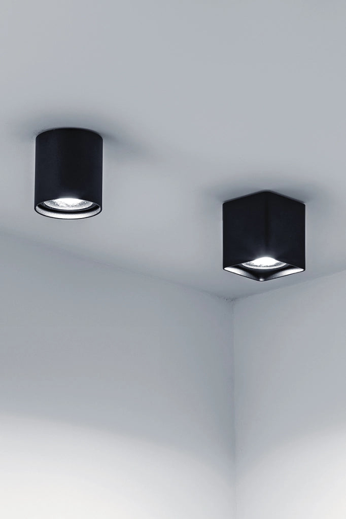 KUBA Downlight a Plafone Tondo Bianco 20W LED 3000K IP65 - Plafoniera da Esterno in Alluminio ad Alta Resistenza - Rossini Illuminazione