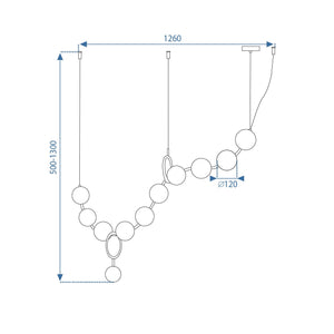 Lampada Da Soffitto Led APP1444-10CP Gold