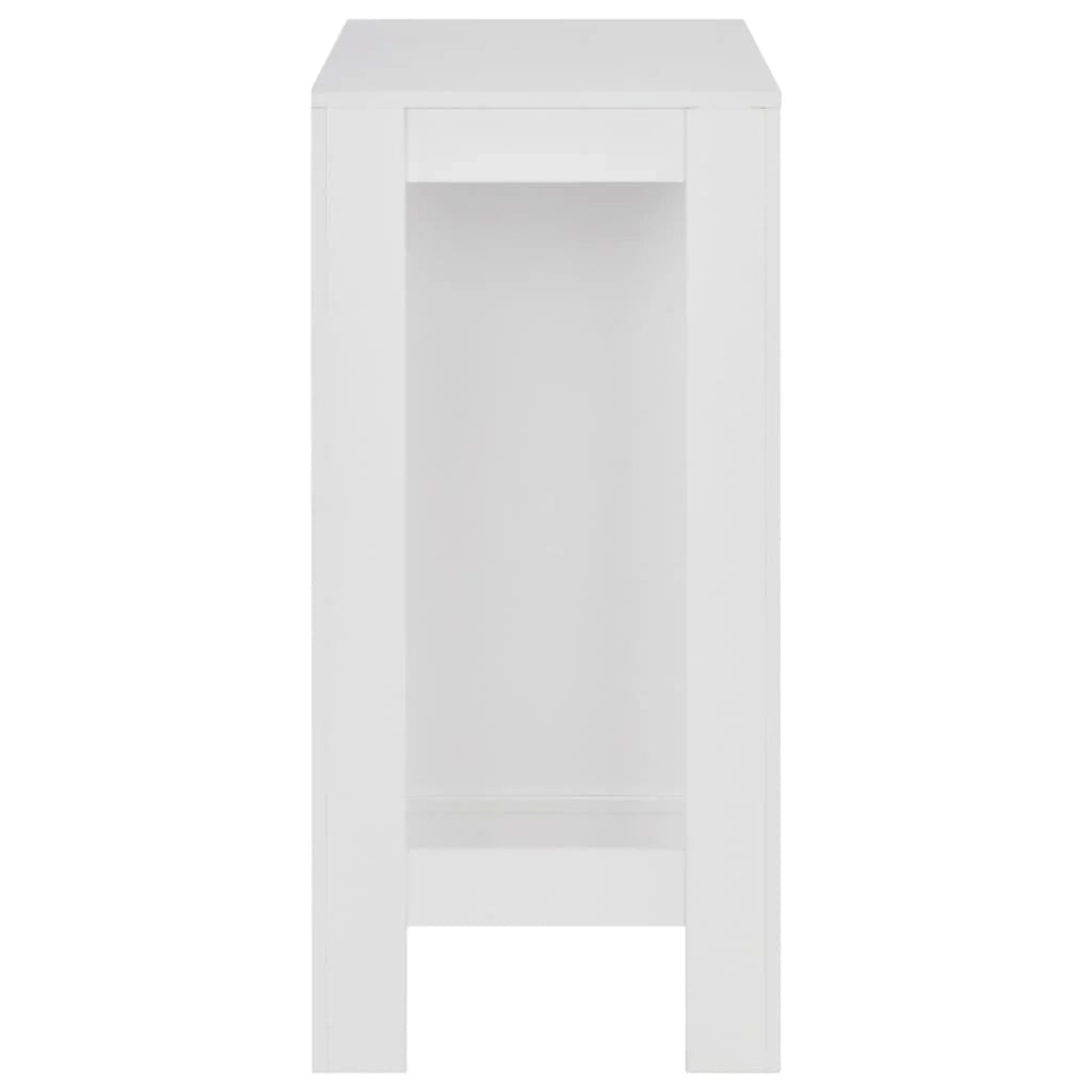 Tavolo alto da bar/bistrot con ripiano bianco 110 cm 0902050