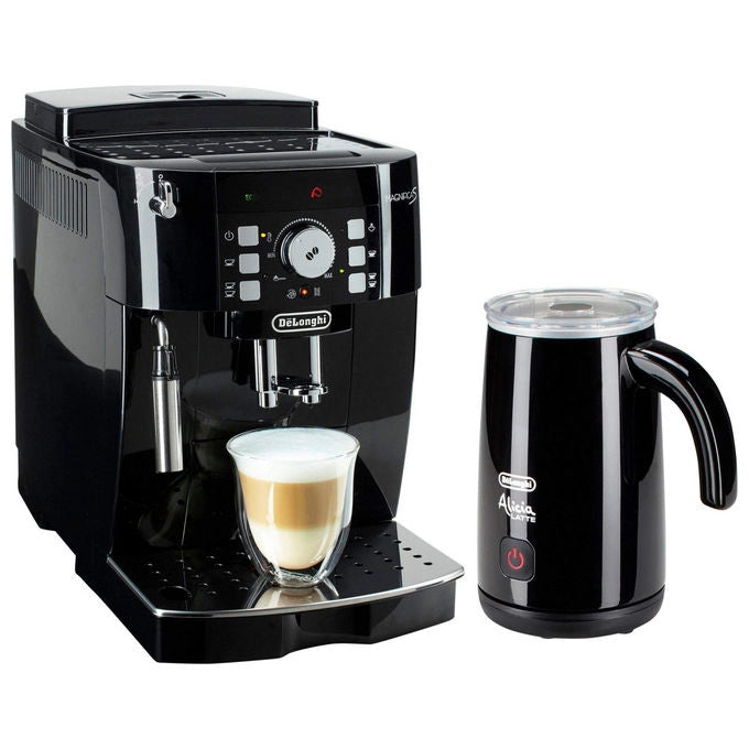 De'Longhi Magnifica S macchina caffe' automatica ECAM21.118.B, macinatore integrato, Cappuccino System, 1450W, 1,8L, nero
