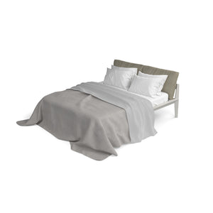 Lenzuolo Sopra in Tinta Unita Grigio Chiaro Singolo