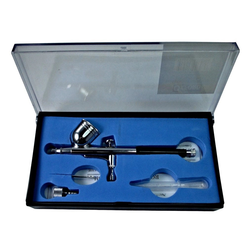 Trade Shop - Aerografo Doppia Azione Tratto Fine 0,3mm Per Compressore Aeropenna Hd-130 -