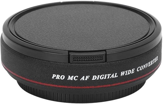 Obiettivo Macro 62 Mm - Adattatore Macro - Alluminio + Vetro Ical - 0,45X Amplificazione - Adatto per Fotocamere - Ideale per Filmature Ambientali - Obiettivo Fotocamera