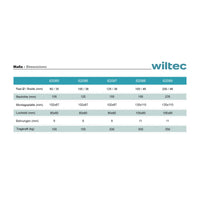 Set di 4 ruote fisse da 160 mm per trasporto, con piastra di montaggio, max 300 kg per ruota