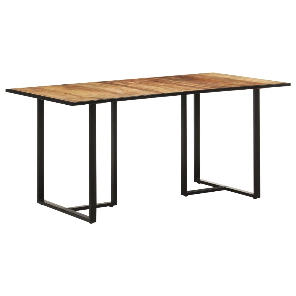 Tavolo da Pranzo 160 cm in Legno Massello di Mango Grezzo cod mxl 15622
