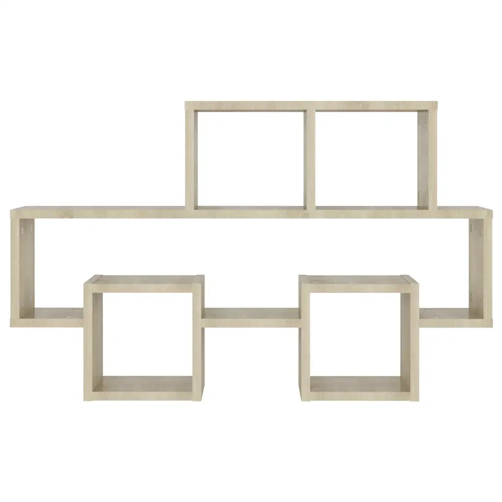 Scaffale Parete Auto Rovere Sonoma 82x15x51cm Legno Multistrato 807253