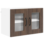 Pensile da cucina | Mobile in vetro da parete PORTO Rovere Marrone 60 x 31 x 40 cm