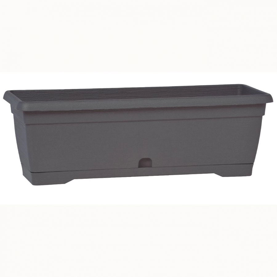 Balconetta similcotto spazzolato cm40 antracite