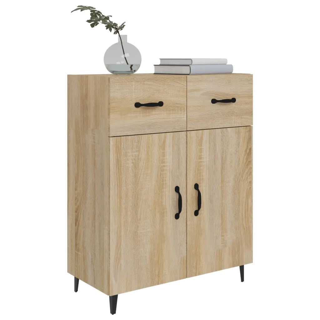 Credenza Rovere Sonoma 69,5x34x90 cm in Legno Multistrato cod mxl 27888