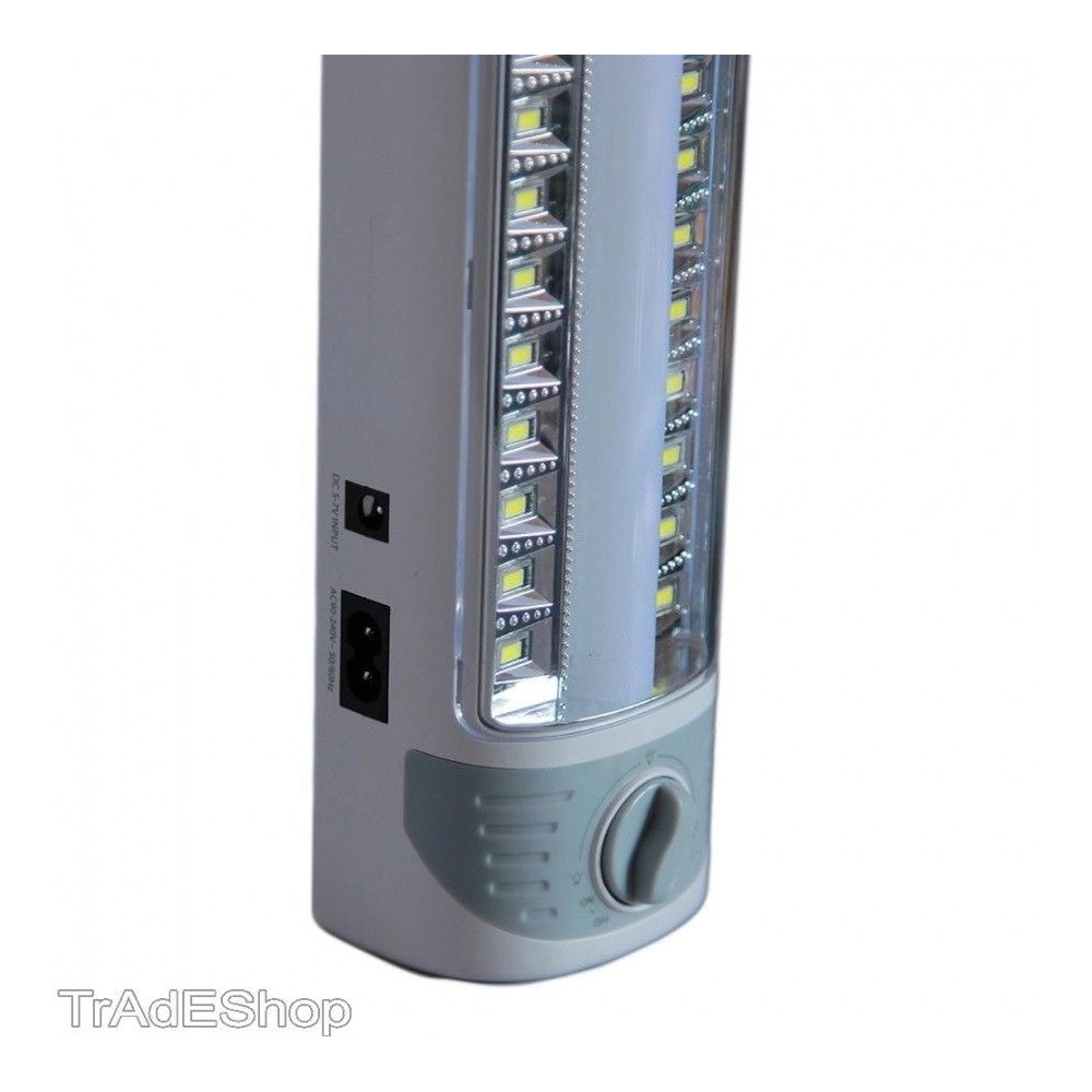 Trade Shop - Lampada Emergenza 40 Led Smd Con Neon Ricaricabile Per Casa Auto Camper 7111 -