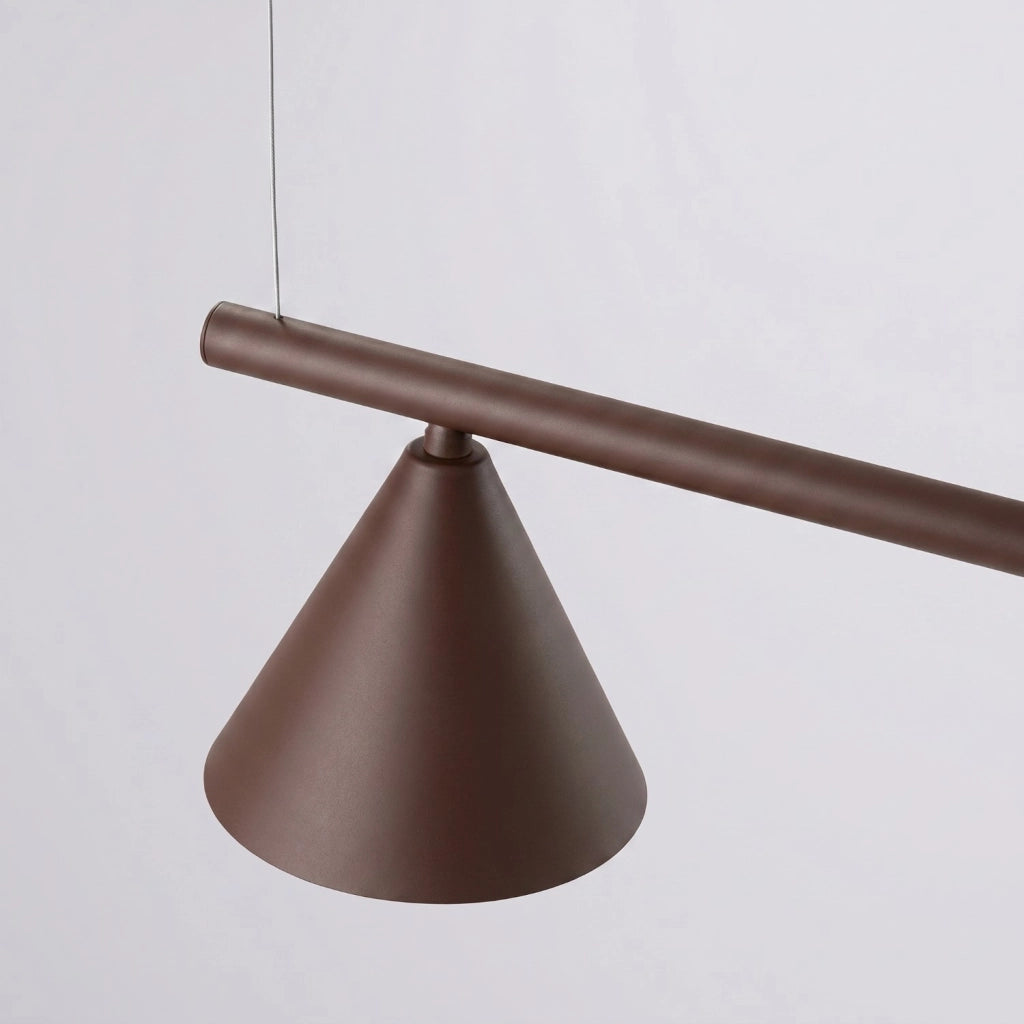 Lampadario NOX 4L marrone