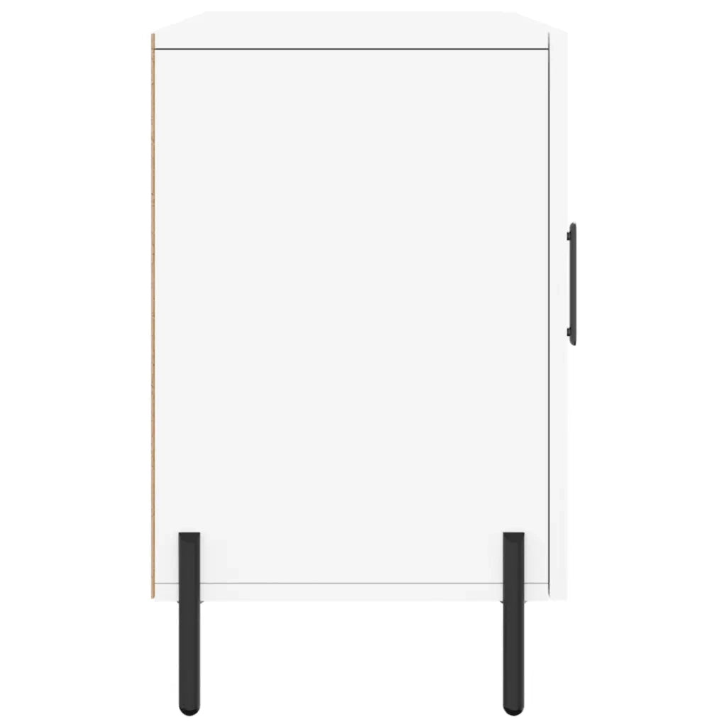 Credenza | Madia | Buffet da pranzo | Armadio da pranzo Bianca 100x36x60 cm in Legno Multistrato