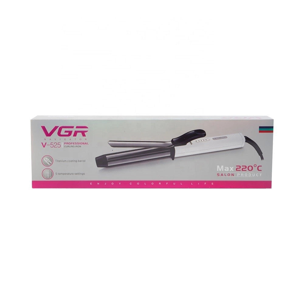 Trade Shop - Piastra Arricciacapelli Professionale Rivestito In Ceramica Display Lcd Vgr V525 -