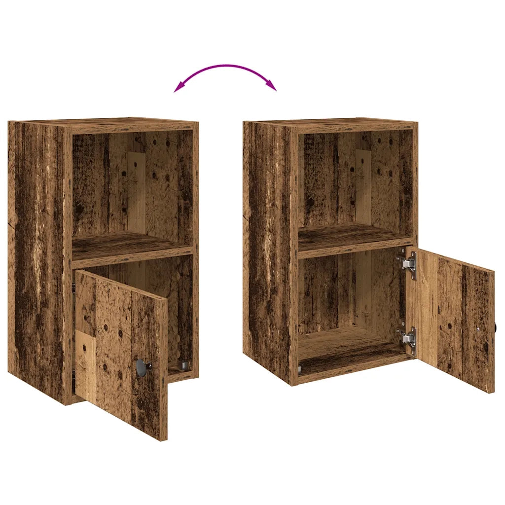 Libreria Legno Vecchio 31x24x52 cm in Legno Multistrato 860326