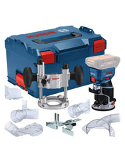 Rifilatore BOSCH GKF 18V-8 (Solo corpo + L-Boxx 238 + con accessorio sistema di binari di guida)
