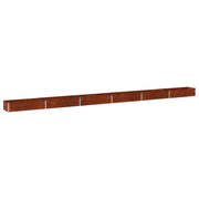 Letto rialzato da giardino Ruggine 600 x 40 x 24 cm cartone 8006380