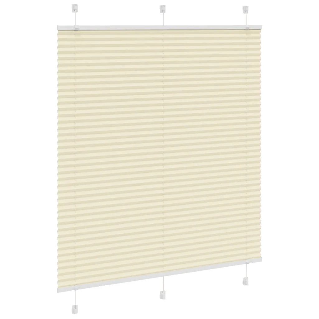 Tenda Plissettata | Tenda pliss¨¨ Crema 120x100 cm Larghezza Tessuto 119,4 cm