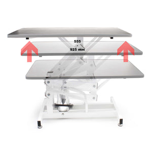 Tavolo da toelettatura idraulico richiudibile per cane e gatto