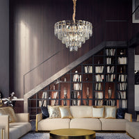 Lampada Cristal G056-cp 50cm Gold