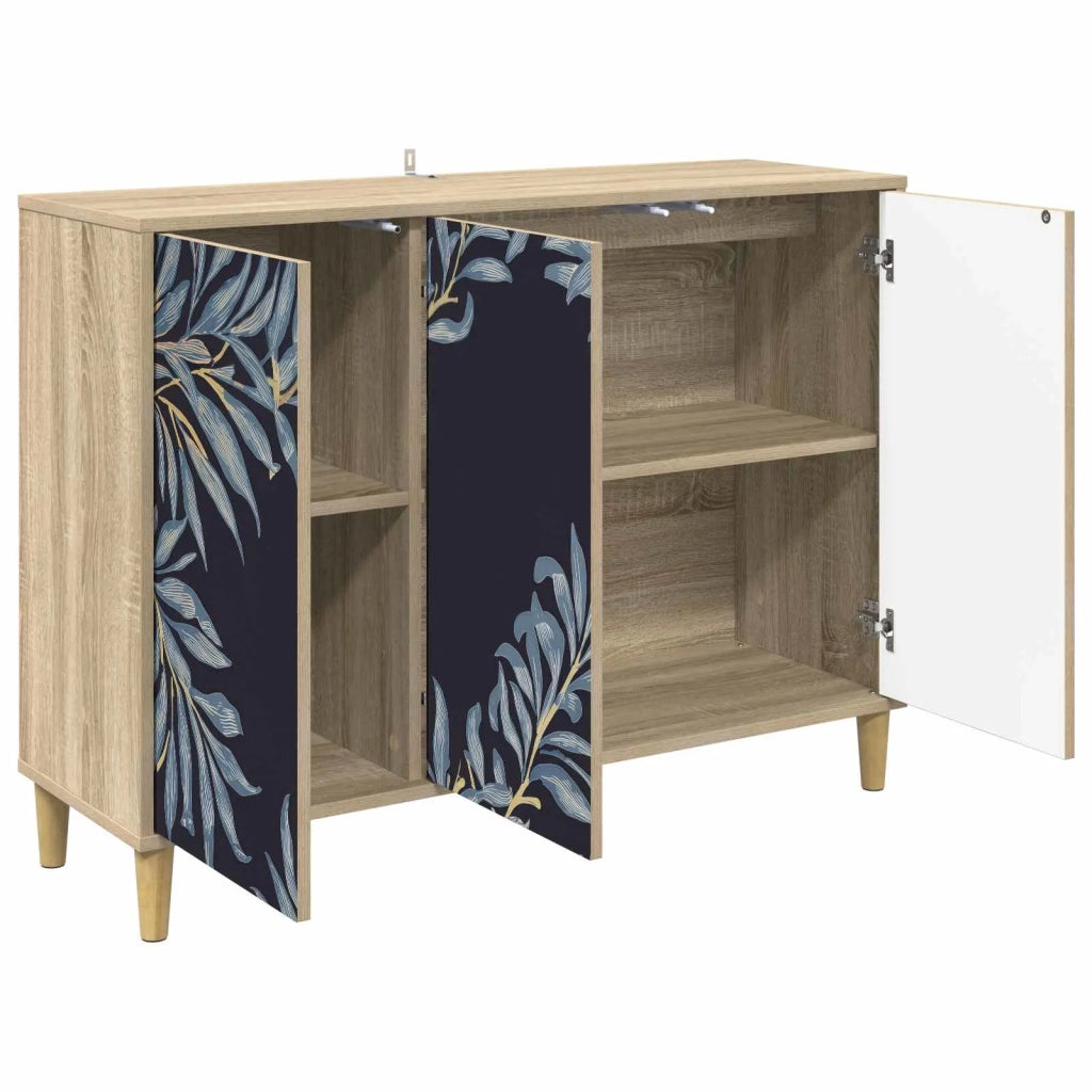 Credenza DOKKUM Sonoma 102 x 33 x 75 cm Legno ingegnerizzato 8006957