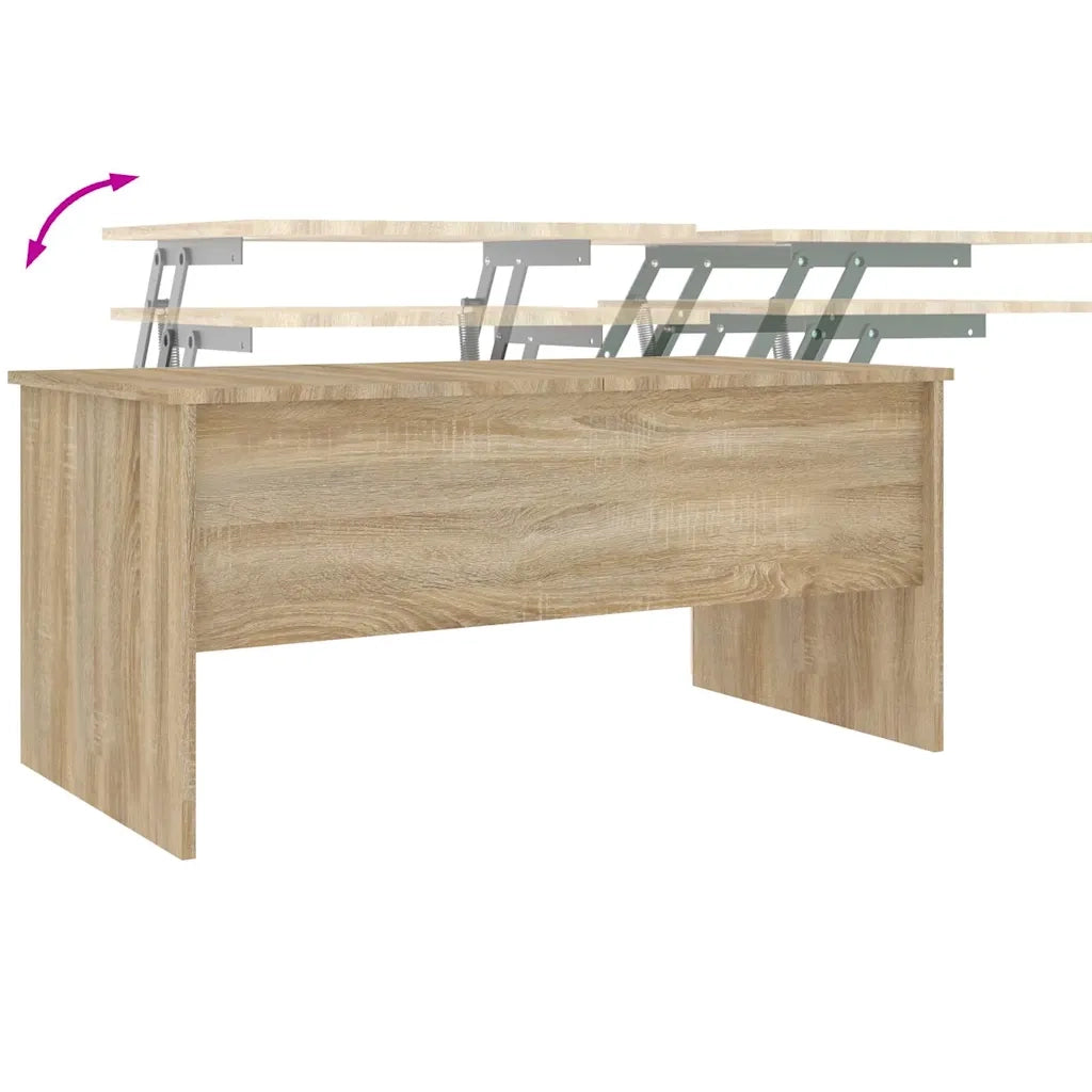 Tavolino da salotto | Tavolino da caff¨¨ | Tavolino da Soggiorno Rovere Sonoma 102x50,5x46,5 cm in Legno Multistrato