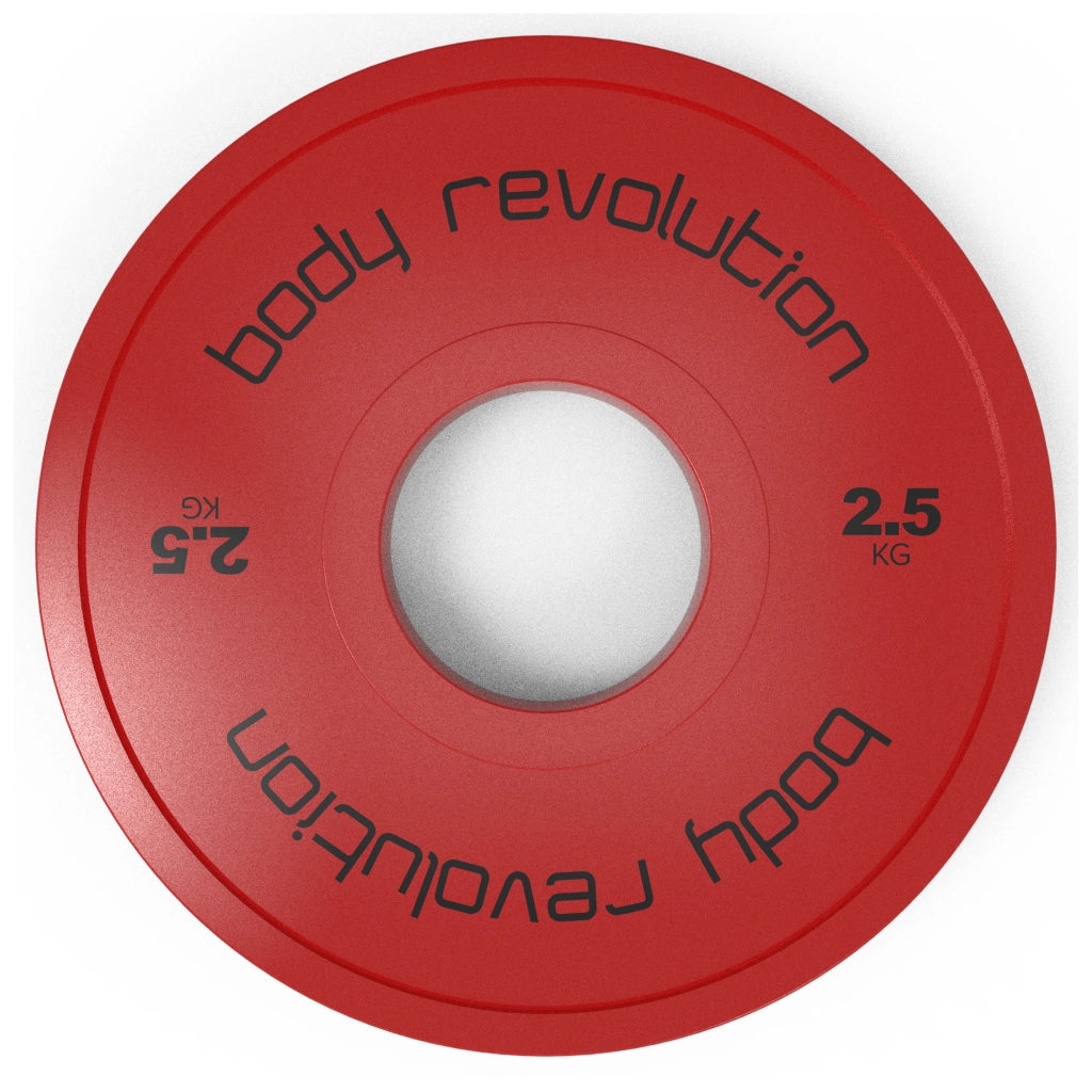 Piastre Frazionate 2,5 kg Body Revolution (Rosso)
