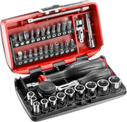 R.360NANOPB Set di bussole, attacco 1/4", 38 pezzi