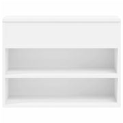 Panca portascarpe/stivali cassettiera scaffale mobiletto portaoggetti per ingresso 60 x 30 x 45 cm legno ingegnerizzato bianco 02_0022889