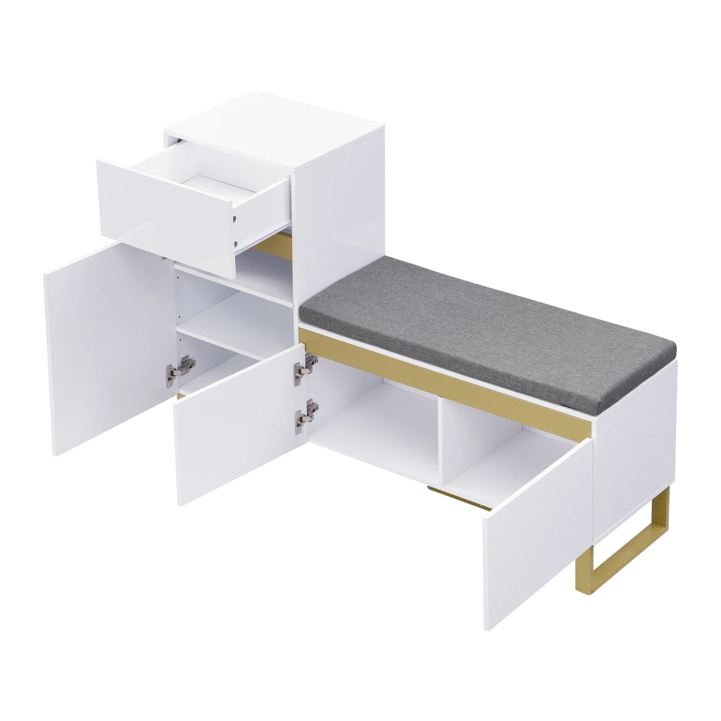 Scarpiera Ingresso con Cassetti e Ante ¨C Xylo ¨C Legno, Multiripiano