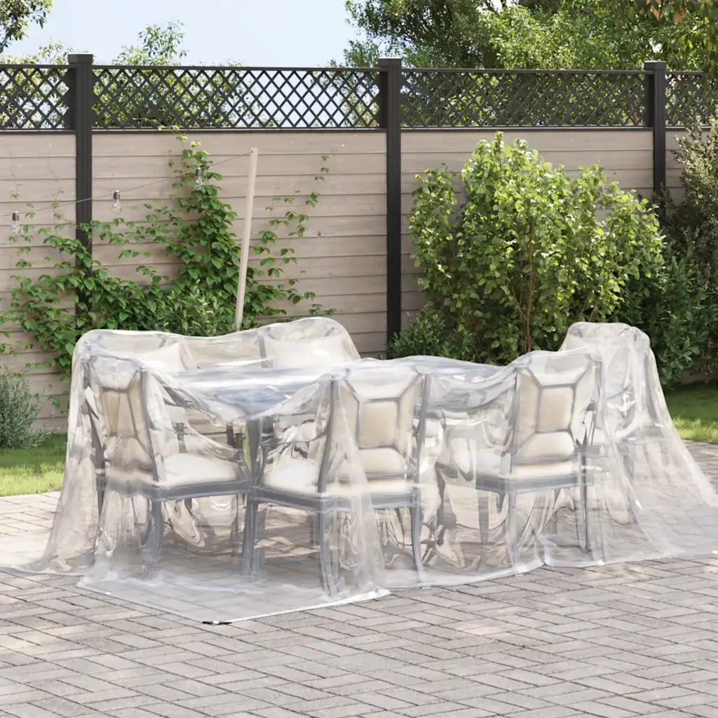 Telone trasparente con occhielli 3x3 m in polietilene 4018511