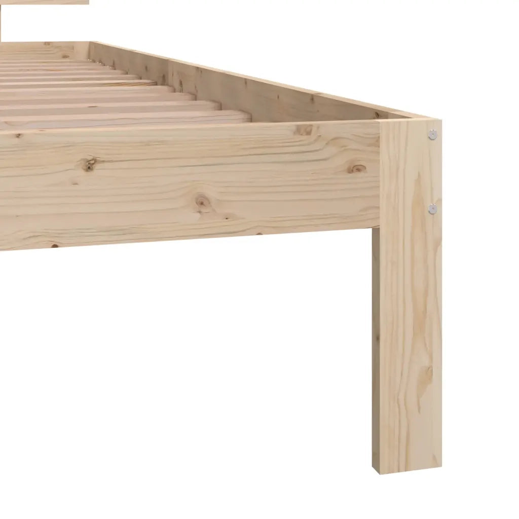 Giroletto-Struttura Letto in Legno Massello di Pino 90x200 cm 718524