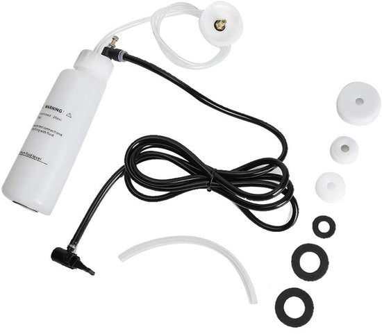 Kit di scarico freni 500 ml - Pomp di vuoto - Attuatore di ventilazione - Strumento di scarico - Resistentente allo shock - Kit di fermo freno