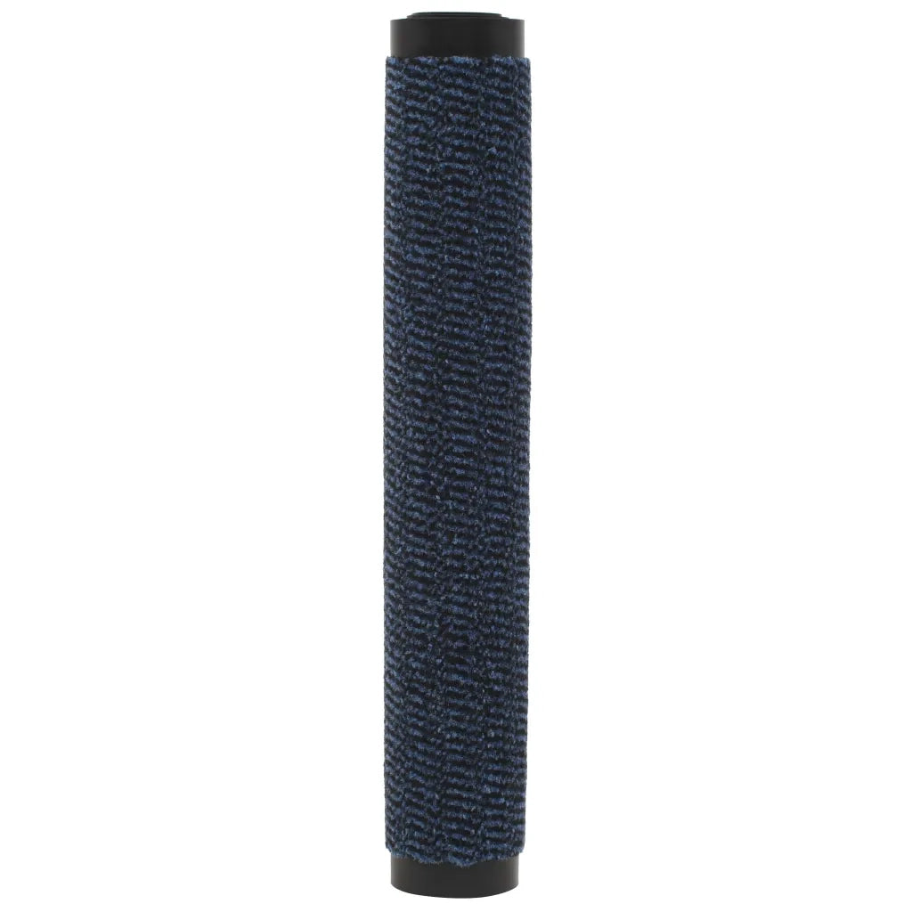 Tappeti Antipolvere 2 pz Rettangolari Trapuntati 120x180cm Blu 3051620
