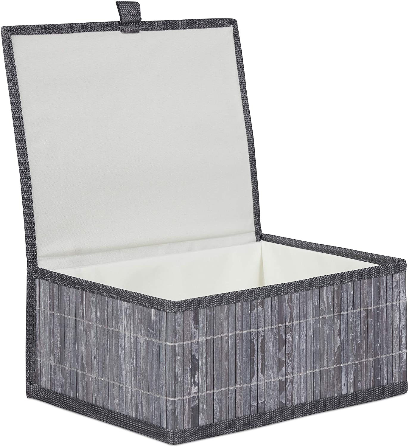 Set di 3 cestini portaoggetti decorativi in ​​bambù grigio 13_0002491_4